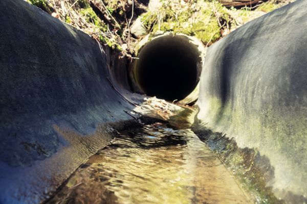 Drainage Swale Installation in Columbia